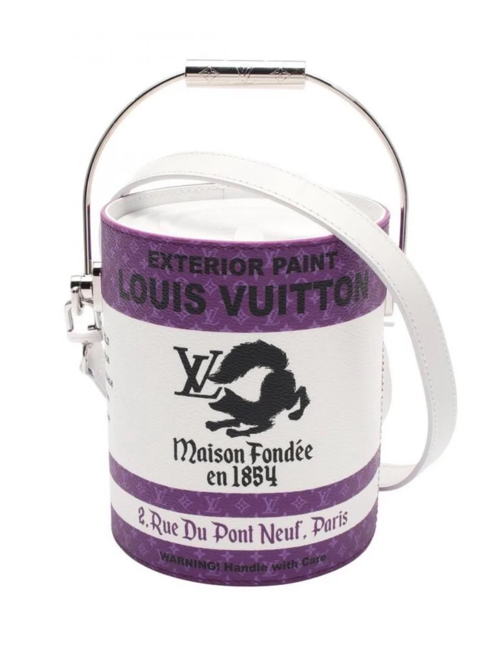 ✨💎LIMITED EDITION💎✨ Ultra Rare Louis Vuitton ULTRA VIOLET Paint Can Bucket Bag! - Picture 1 of 8